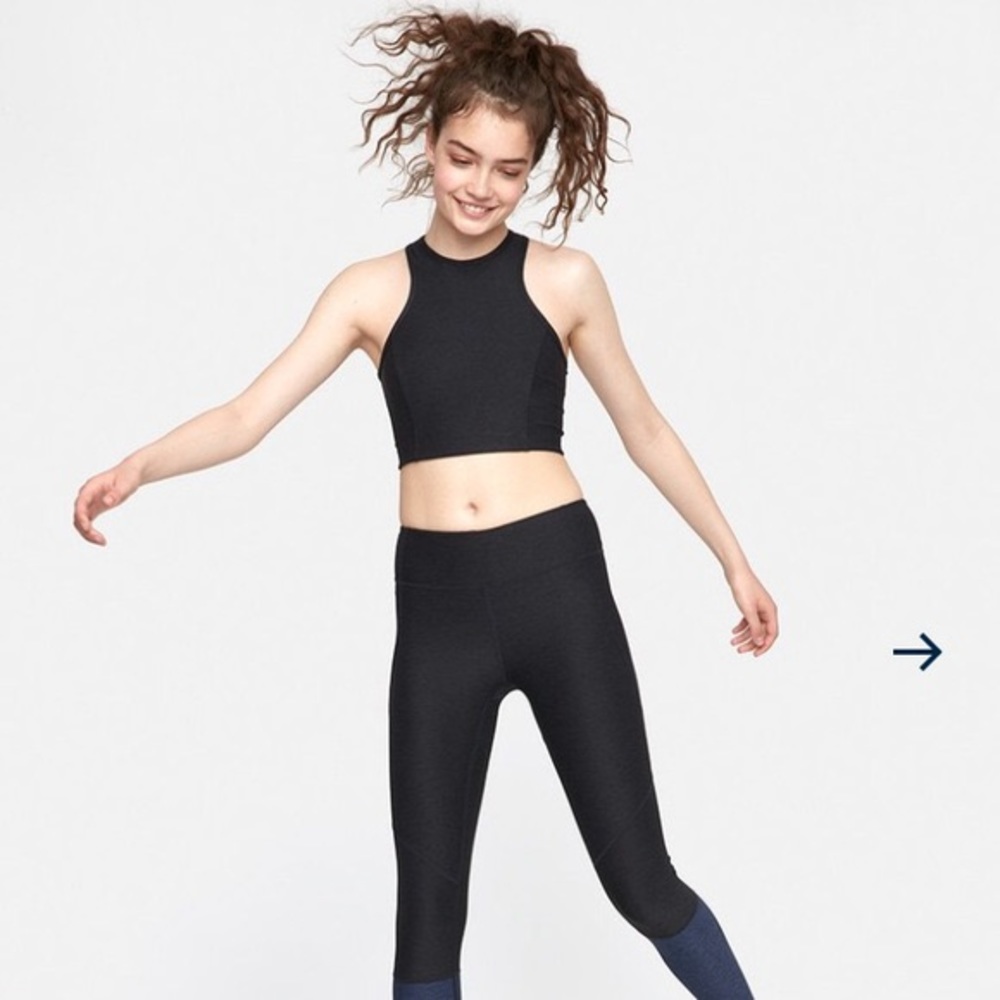 Outdoor Voices Athena Crop Top in Charcoal - Picture 15 of 15